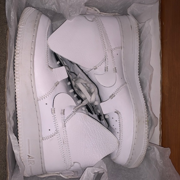 Nike PSNY x Air Force 1 High Triple White 2018 - Picture 7 of 8